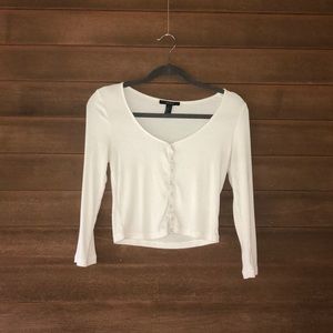 Button up Crop Top